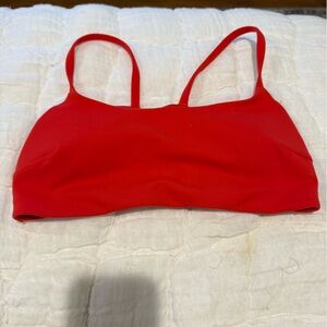 Lululemon Red Wunder Train Bra C/D size 10 EUC